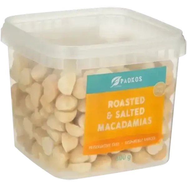 Padkos Roasted & Salted Macadamia Nuts 600g