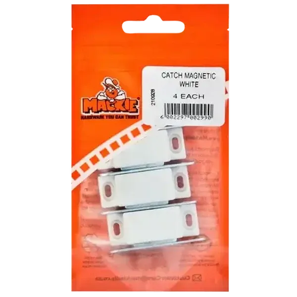 Mackie White Magnetic Catch 4-Pack