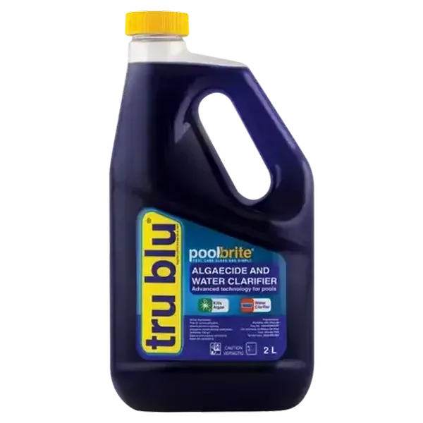 PoolBrite Tru Blu Algaecide & Water Clarifier 2L