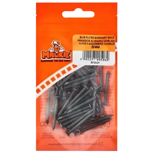 Mackie Fluted Masonry Nail 32mm 50-Pack