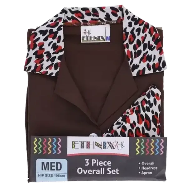Ethnix Ladies Medium Overall 3 Piece