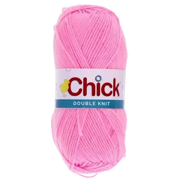 Chick Pink Double Knit Wool Single