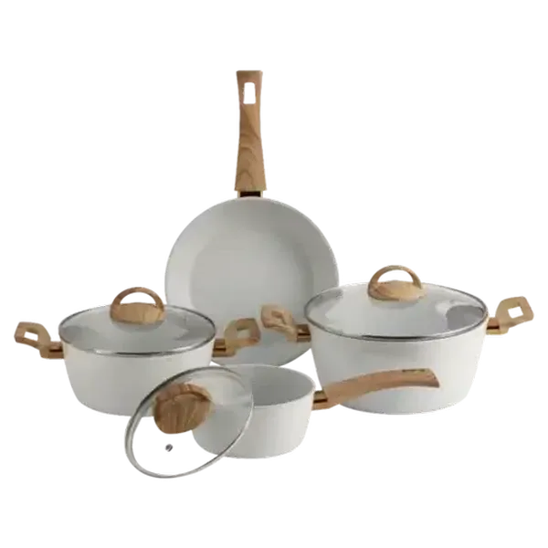 Coconut Forged Aluminium Cookware Set 7-Piece