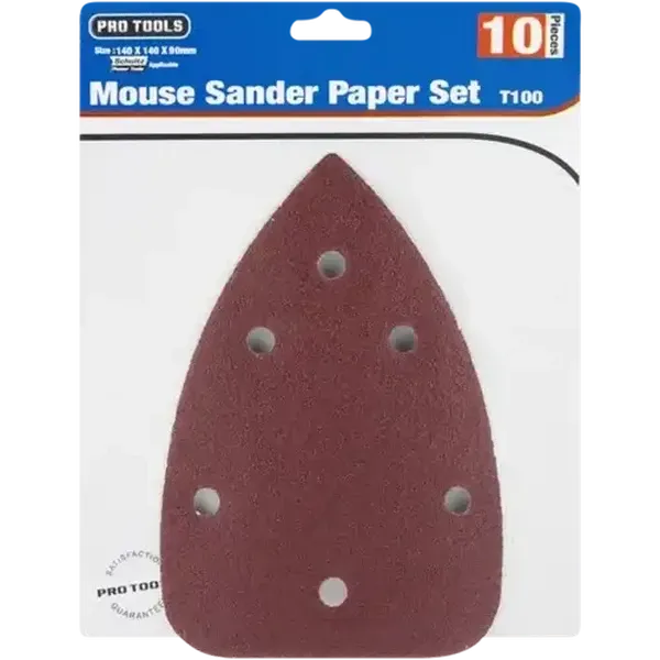 Pro Tools Mouse Sand Paper 100 Grit 140 x 95mm