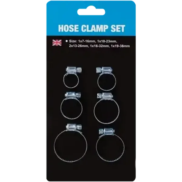 Q Premium Hose Clamp Set 6 Piece
