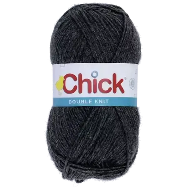 Chick Double Knit School Grey Wool