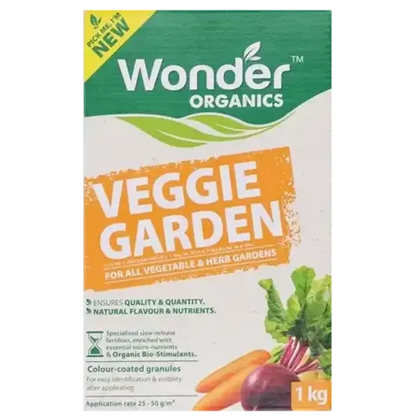 Wonder Organics Veggie Garden Fertiliser 1kg