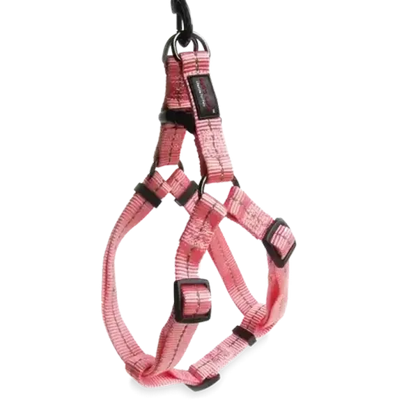 Dog's Life Pink Supersoft Reflective Webbing Step In Harness (Large)