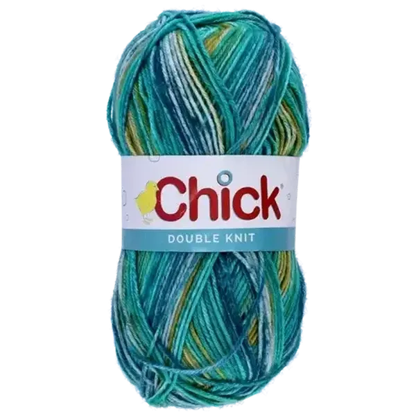 Chick Lagoona Print Wool 100g