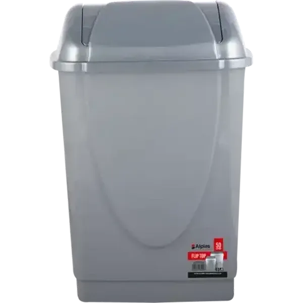 Alplas Plastics Plastic Flip Top Bin 50L