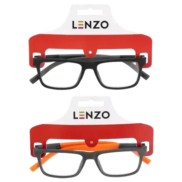 LENZO Designer Eyes +1.0 Bold Frame Reading Glasses (Colour May Vary)​
