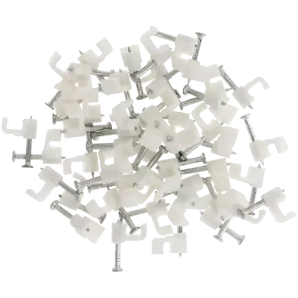 SCE White Flat Ripcord Saddles 5mm