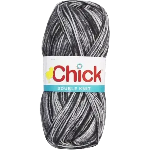 Chick Tungsten Grey Acrylic Double Knit Wool 100g