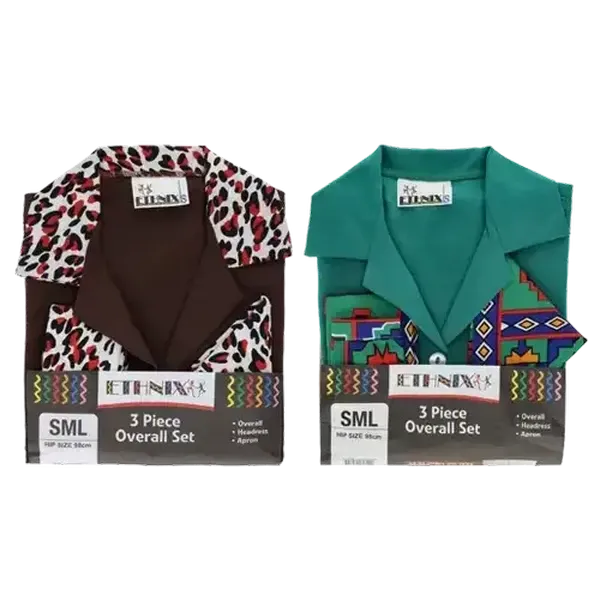 Ethnix Ladies Small Overall Set 3 Piece (Design May Vary)