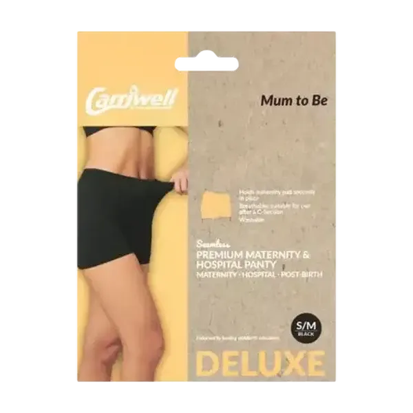 Carriwell Premium Maternity & Hospital Pants Small/Medium Black
