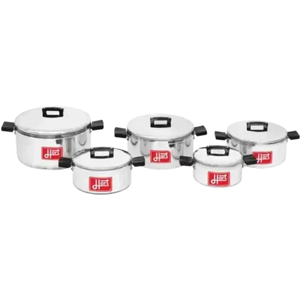 Hart J7 Aluminium Stewpan Set 10 Piece