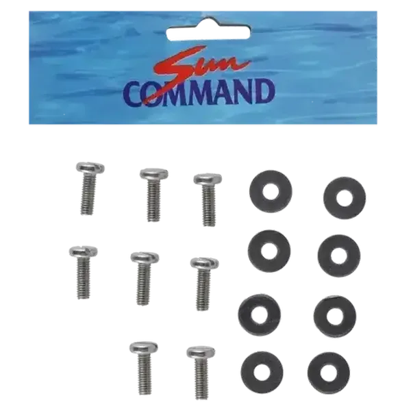 Sun Command Silver Filter Lid Screws & Washers 16-Pack