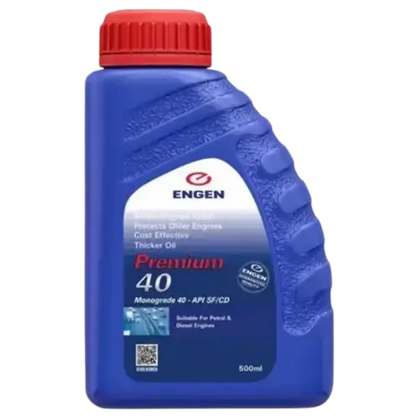 Engen Premium 40 Monograde SAE40 SF/CD Motor Oil 500ml