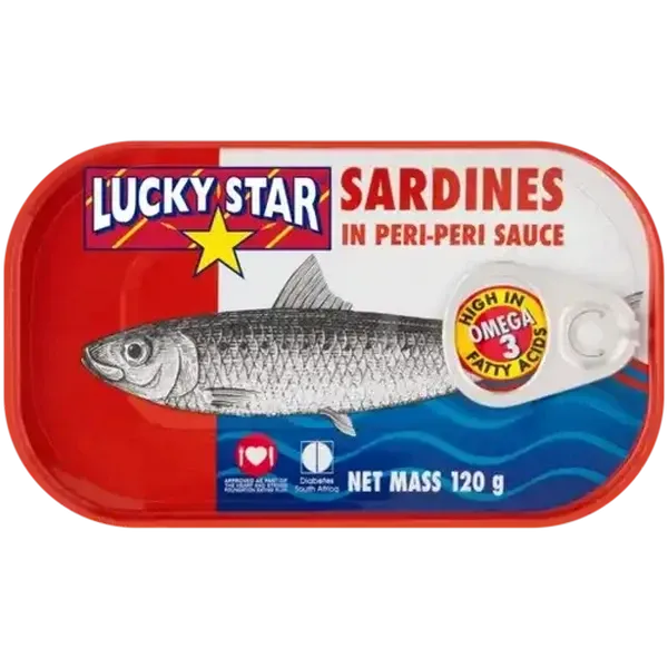 Lucky Star Sardines in Peri-Peri Sauce 120g