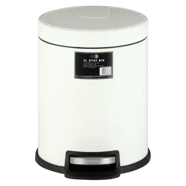 Round Step Bin 5L (Colour May Vary)