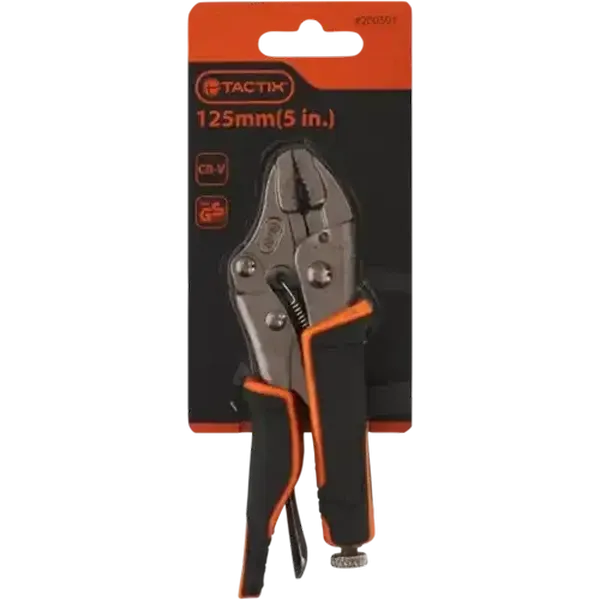 Tactix Black Mini Locking Pliers 125mm