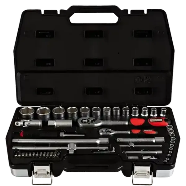Pro Tools 1/2 & 1/4 Inch Socket Set 52 Piece