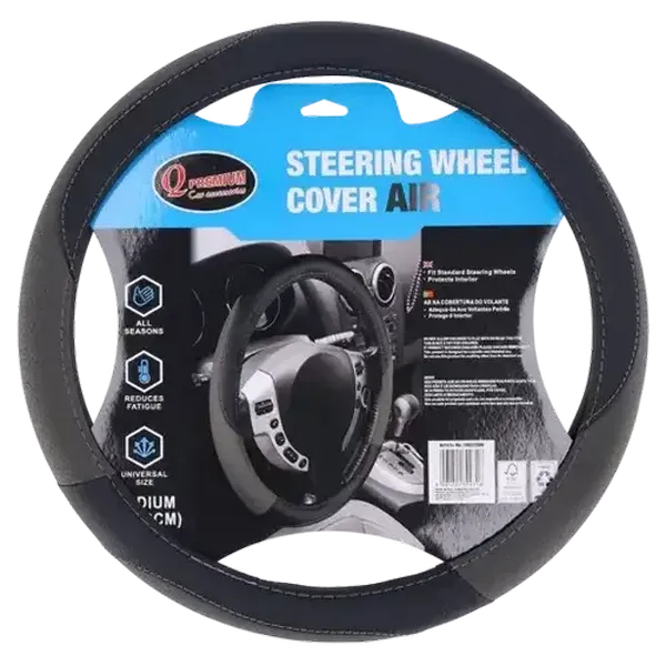 Q Premium Air Steering Wheel Cover 38cm