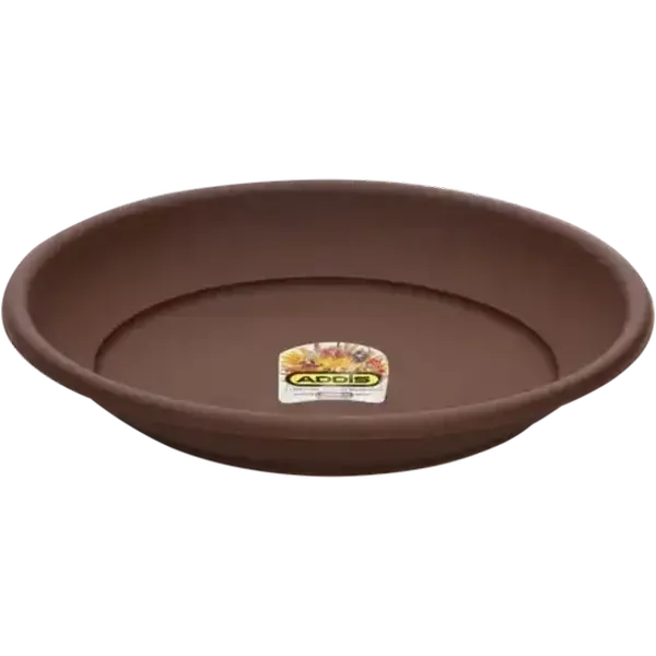 ADDIS Chocbrown Venus Flower Saucer 32cm