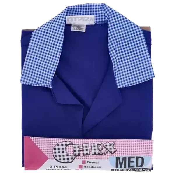 Chex Ladies Medium Overall 3 Piece (Colour May Vary)
