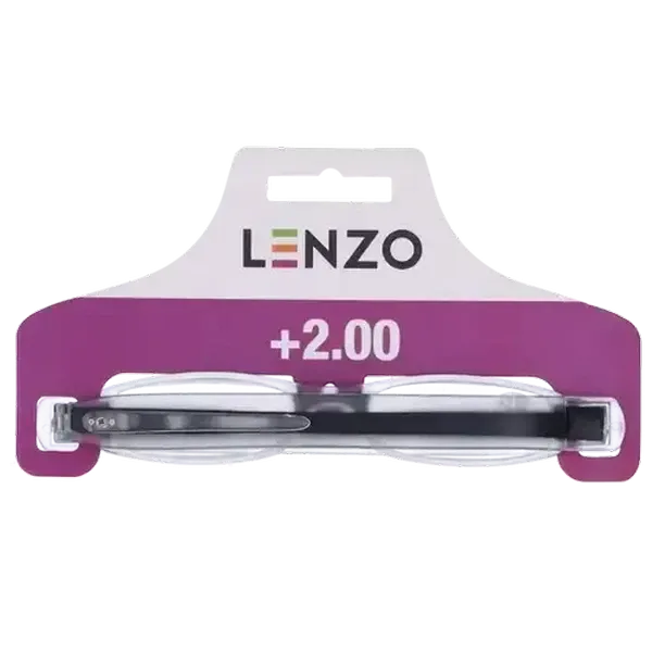 LENZO Designer Eyes +2.00 Foldable Reading Glasses