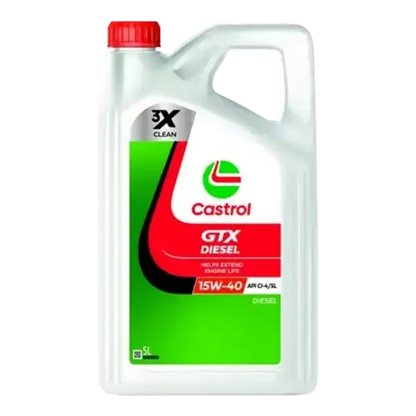Castrol GTX 15W-40 Diesel Engine Oil 5L API CI-4/SL