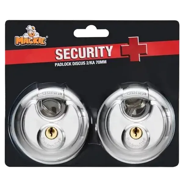Mackie Discus Padlock 70mm 2 Piece