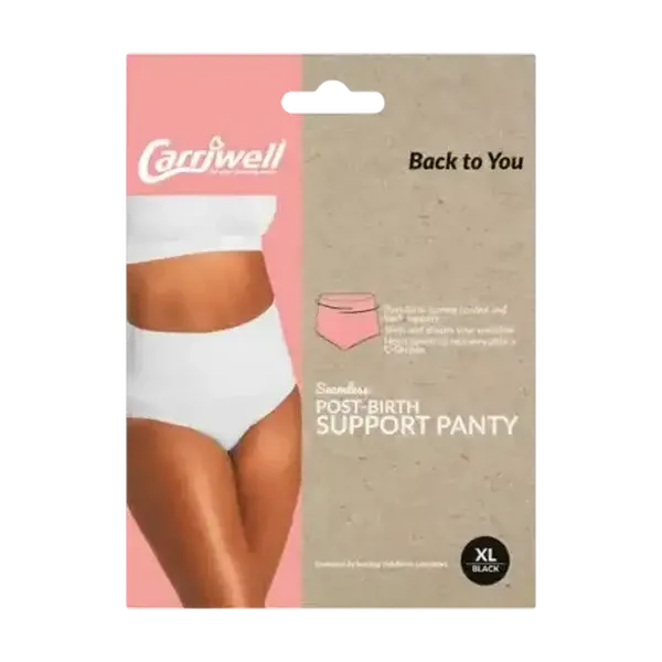 Carriwell Xlarge Black Post Birth Support Panties