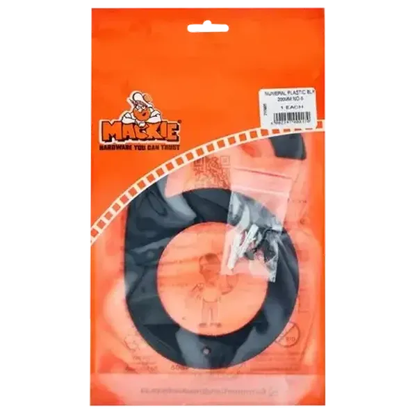 Mackie Black No. 6 Plastic Number 200mm