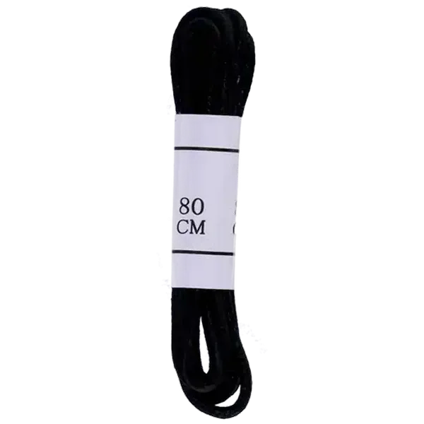 Millor Black Waxed Shoelaces 80cm