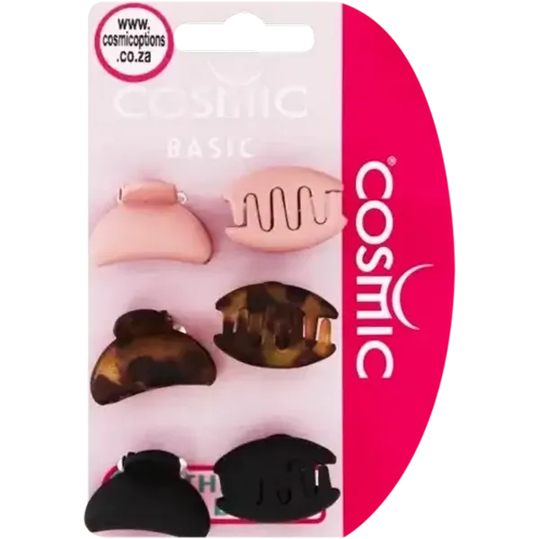 Cosmic Ladies Hair Claws 6 Piece