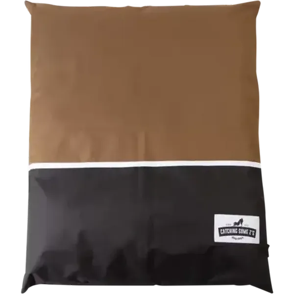 Dog Days Catching Some Zs Large Brown & Black Dog Cushion