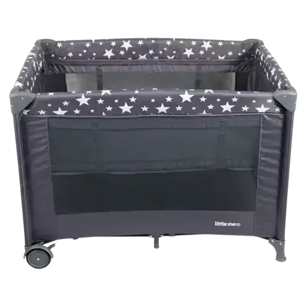 Little Me Camp Cot With Bassinet 0+ Months (Colour May Vary)