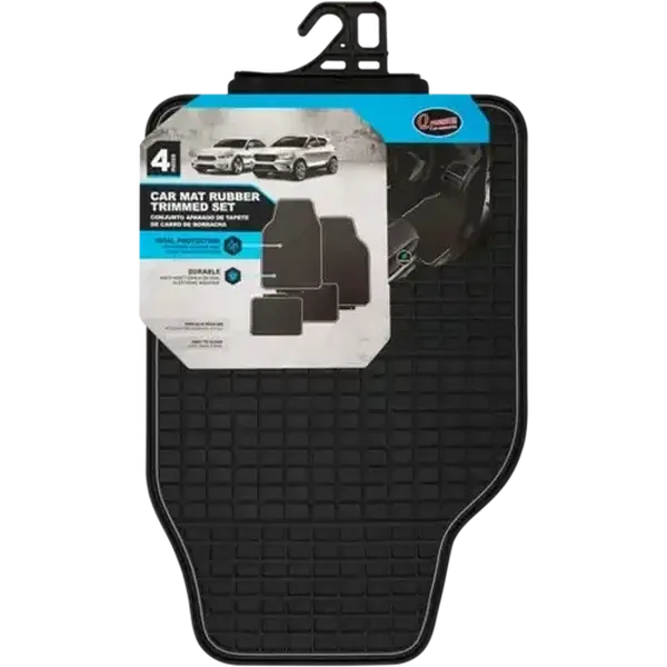 Q Premium Trimmed Car Mat Set 4 Piece