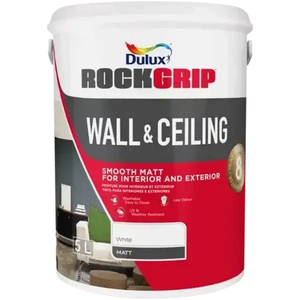 Dulux Rockgrip Wall & Ceiling Paint 5L