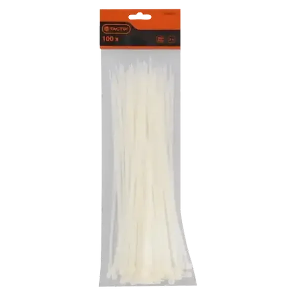 Tactix White Cable Ties 100 x 300mm