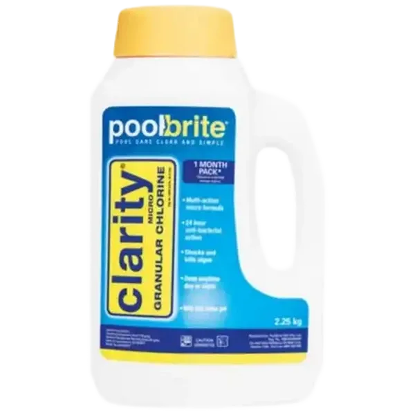 PoolBrite Clarity Granular Chlorine 2.25kg