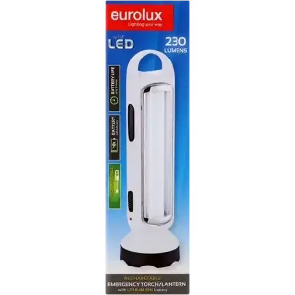 Eurolux FS275 White Rechargeable LED Emergency Light 3W