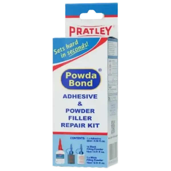 Pratley Powda Bond Adhesive & Powder Filler Repair Kit 3 Piece