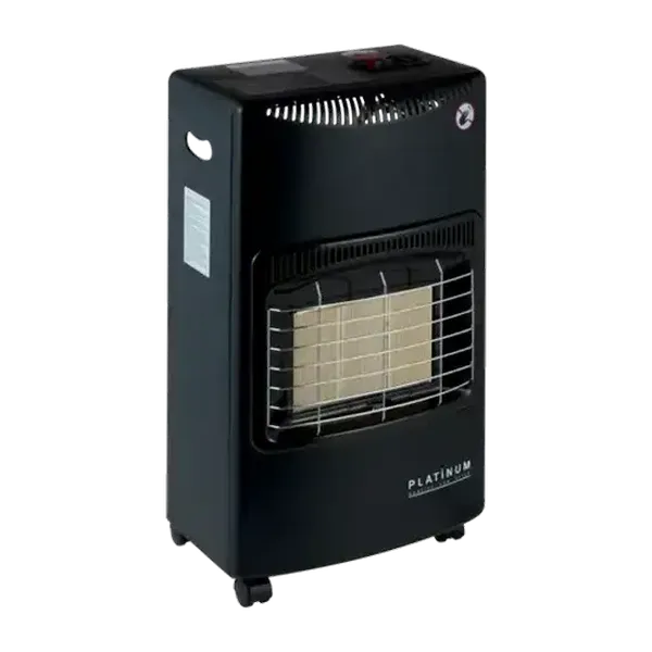 Platinum Black 3 Panel Gas Heater 4200W