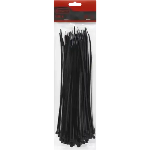 Tactix Black Cable Ties 100 x 300mm