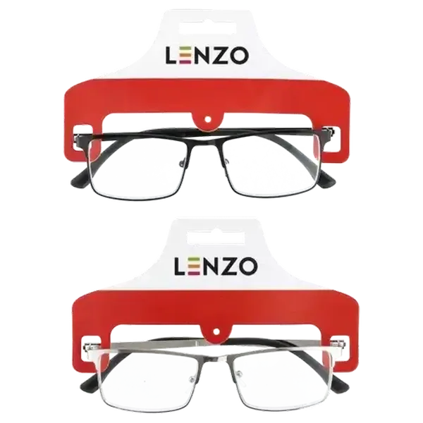 LENZO Designer Eyes +2.0 Metal Top Reading Glasses (Colour May Vary)​