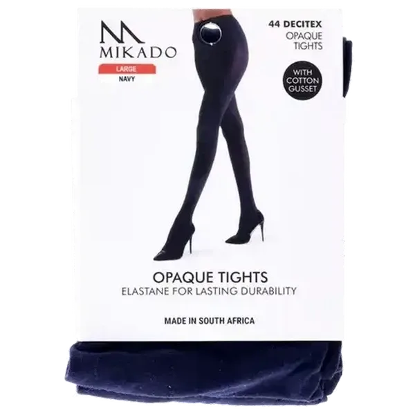 Mikado Large Navy Opaque Tights