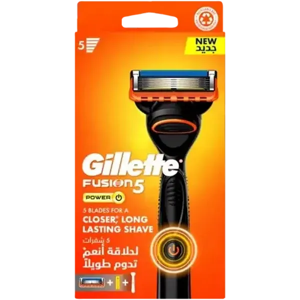 Gillette Fusion5 Black Power Razor