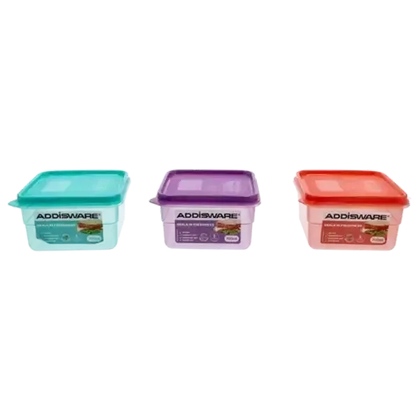 ADDIS Square Container 700ml (Colour May Vary)